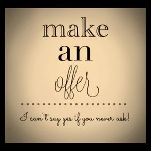 Open to all offers! 😊